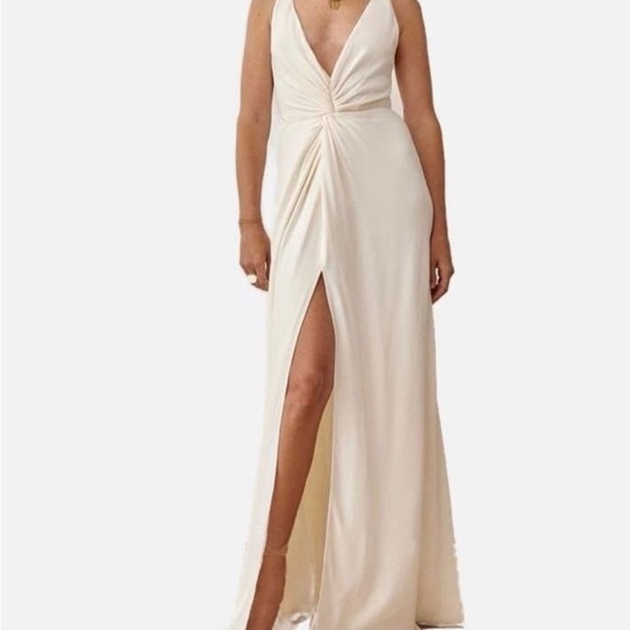 Reformation Dresses & Skirts - NWT Reformation Bray Dress, Ivory Wedding Dress, Formal Gown